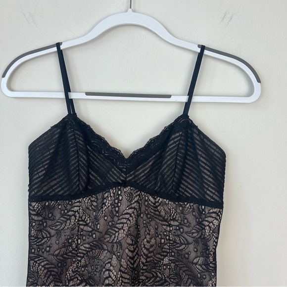 BCBGMaxAzria Black and Nude Mini Dress - Picture 2 of 7